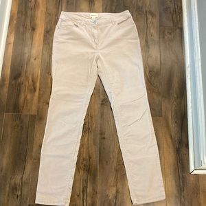 Chicos blush corduroy pants